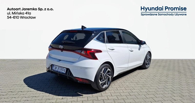 Hyundai i20 cena 79800 przebieg: 2500, rok produkcji 2022 z Oświęcim małe 704